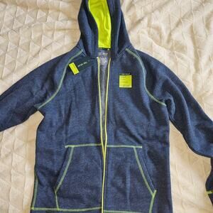 Boys fleece hooded jacket - size large
